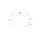 Ver imagem 5 de Gabinete de Banheiro Suspenso BN3606 1 Porta cor Amêndoa/Branco - Tecno Mobili