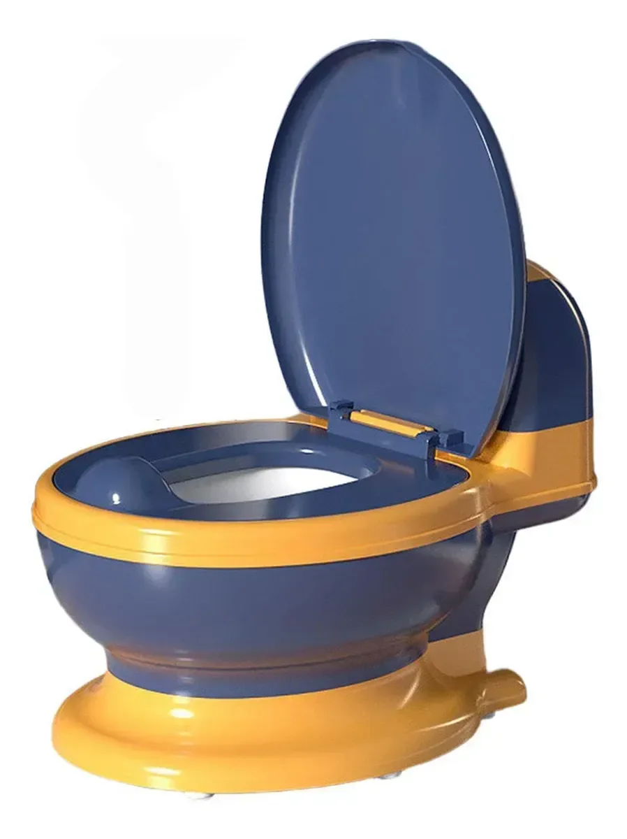 Ver imagem 1 de Troninho Infantil Privadinha Pinico Criança Mictorio Re05 Snel Home Cor: Azul