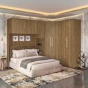 Ver imagem 1 de Quarto Modulado Kappesberg Adapt Nogueira 7 Peças 296cm x 210cm
