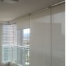 Cortina Persiana Rolô Tela Solar 5% Branco Off White 0,60 m x 2,50 m - 1