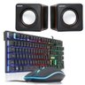 Kit Caixa Som Para PC CS-39+ Teclado E Mouse Gamer BK-G550 - 1