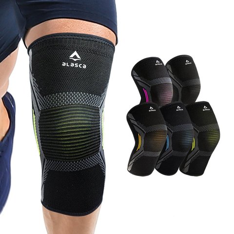 Joelheira de Compressão Sense Alasca - para todo tipo de esporte:P/Preto/Unissex