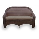 Ver imagem 2 de Conjunto de Sofá Fibra Sintética Karibe - 1 Sofá 2L + 2 Poltronas + 1 Mesa Centro - Tecido Duna Fend