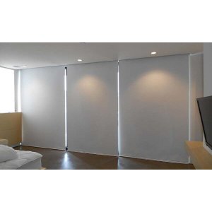 Cortina Persiana Rolô Blackout Cinza 1,30 M x 1,80 M
