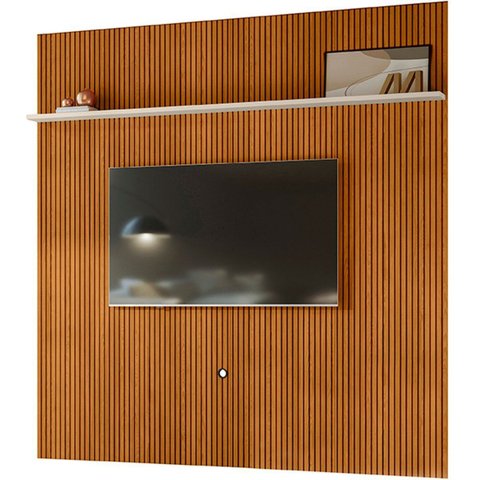 Painel Suspenso para TV de até 75" Ferrari Cinamomo/Off White