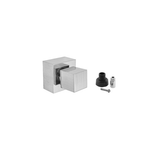 Acabamento para Registro Geral 1.1/2 50mm 1.1/4 Chuveiro Banheiro Quadrado Aço Escovado Cromado Padr