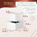 Ver imagem 2 de Acabamento para Registro Geral 1.1/2 50mm 1.1/4 Chuveiro Banheiro Quadrado Aço Escovado Cromado Padr