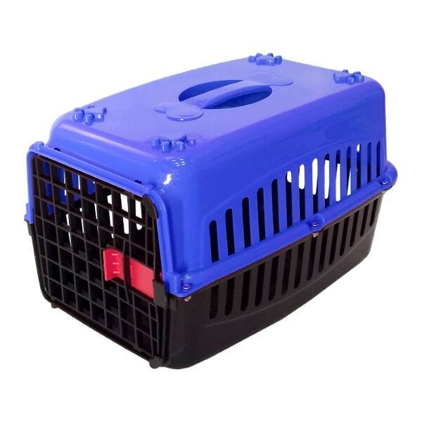Caixa de transporte para cachorros n2 tampa colorida - Azul - 3