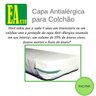 Capa Antialérgica Para Colchão - Impermeável - Casal - Pvc/Tnt - 138X188X30cm - com Zíper - 3