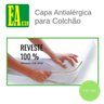 Capa Antialérgica Para Colchão - Impermeável - Casal - Pvc/Tnt - 138X188X30cm - com Zíper - 2
