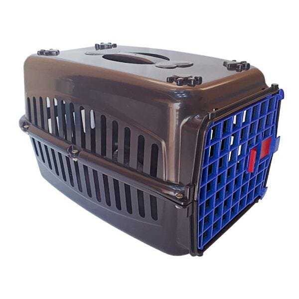 Caixa de transporte para cachorros n2 Porta colorida - Azul - 1