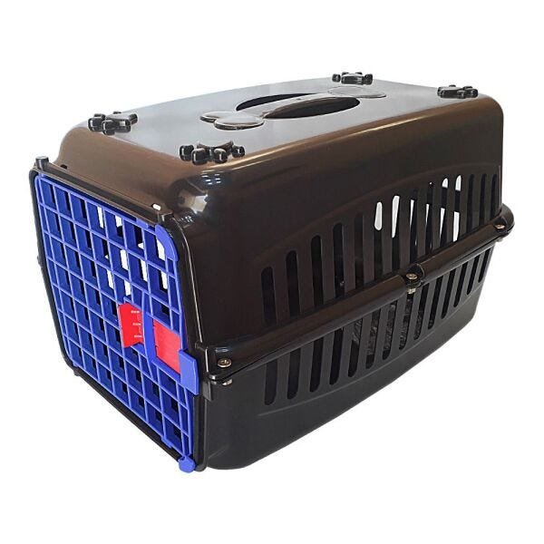 Caixa de transporte para cachorros n2 Porta colorida - Azul - 2