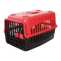 Caixa de transporte para cachorro n3 tampa colorida - Vermelho - 1