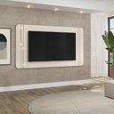 Ver imagem 1 de Painel para Tv até 75 Polegadas com Led Ariana Off White Dj Móveis