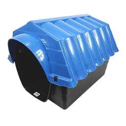 Casinha para cachorro 2 em 1 casa ou caminha N3 - Azul - 3