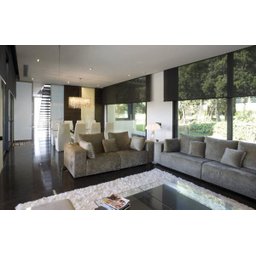 Cortina Persiana Rolô Tela Solar 5% Preto 0,80 m x 1,00 m - 2