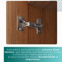 Ver imagem 3 de Guarda-Roupa Dubai 6 Portas 8 Gavetas MDF Mais Móveis