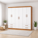 Ver imagem 2 de Guarda Roupa 6 Portas 4 Gavetas Allure -grand Line