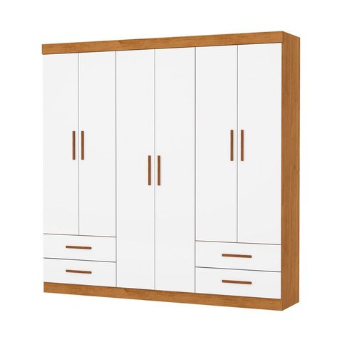 Guarda Roupa 6 Portas 4 Gavetas Allure -grand Line