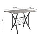Ver imagem 5 de Conjunto De Mesa Itália New Com 4 Cadeiras 1,00m Artefamol