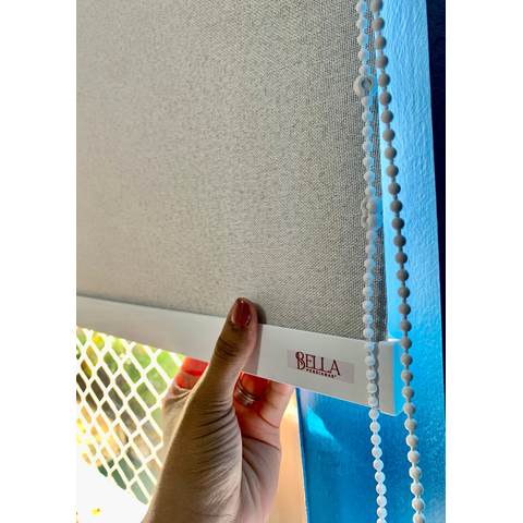 Cortina Persiana Rolô Blackout Branco 0,80 M X 1,40 M