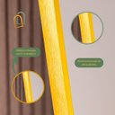 Ver imagem 6 de Espelho Decorativo Retangular Dourado com Moldura em Alumínio 90 X 60 Cm