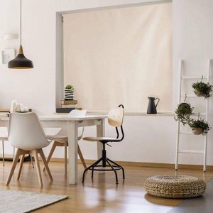 Cortina Persiana Rolô Blackout Bege 1,60 M x 2,20 M