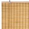 Persiana Rolo de Bambu 0,80larg x 1,60alt Caramelo - 2