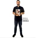 Ver imagem 2 de Quadro Decorativo Jesus Cristo Luz Divina em Moldura Caixa Tacolado Moldura Caixa Alta 4,5cm Preta C