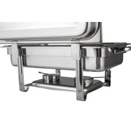 Rechaud inox 3 cubas 13 litros banho-maria dobradiças Richoa - 4