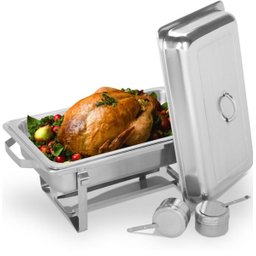 Rechaud Inox 1 cuba 9 litros banho-maria Marca Richoa - 9