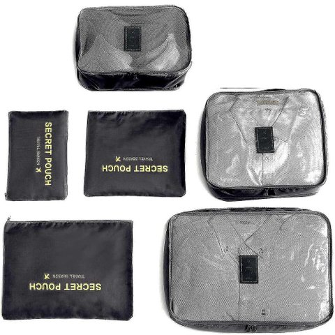 Kit Completo 6 em 1 para Organização Mala Viagem Qualidade