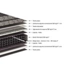 Ver imagem 2 de Conjunto Cama Box King Size Soft Comfort Preto Molas Verticoil - 193x203x60cm