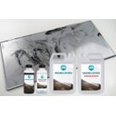 Ver imagem 1 de Kit Porcelanato Liquido Metálico Cinza Platinum / Preto Profundo AG por M² Resinas ag Kit Porcelanat