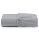 Ver imagem 1 de Lençol Unique Avulso de Baixo Solteiro com Elástico Micro Percal 400 Fios - Cinza