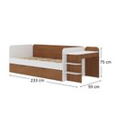 Ver imagem 3 de Cama de Solteiro Funcional Infantil com Escrivaninha e Cama Auxiliar 100% Mdf Premium Helena