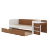 Cama de Solteiro Funcional Infantil com Escrivaninha e Cama Auxiliar 100% Mdf Premium Helena - 12