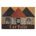 Ver imagem 1 de Capacho Retangular Fibra Doce Lar 40x60cm Sonhare Lar Feliz