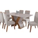 Ver imagem 2 de Conjunto para Sala de Jantar com 6 Cadeiras Vegas