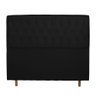 Cabeceira Cama Box Queen Jadi 160 Cm Suede Preto - MV Estofados Shop - 2