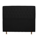 Ver imagem 2 de Cabeceira Cama Box Queen Jadi 160 Cm Suede Preto - MV Estofados Shop