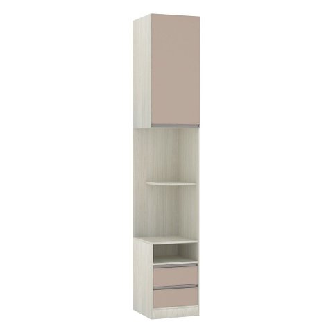 Mesa de Cabeceira Direito 1 Porta 2 Gavetas Prime Plus Luciane