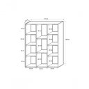 Ver imagem 3 de Estante Organizadora Lisboa 100% Mdf Tamanho Único