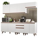 Ver imagem 3 de Armário de Cozinha Completa 250cm Branco Reims Madesa 01