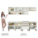 Ver imagem 6 de Armário de Cozinha Completa 250cm Branco Reims Madesa 01