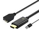 Ver imagem 2 de Adaptador Conversor Hdmi Usb 5v P/displayport Jc-cb-dmi/dp