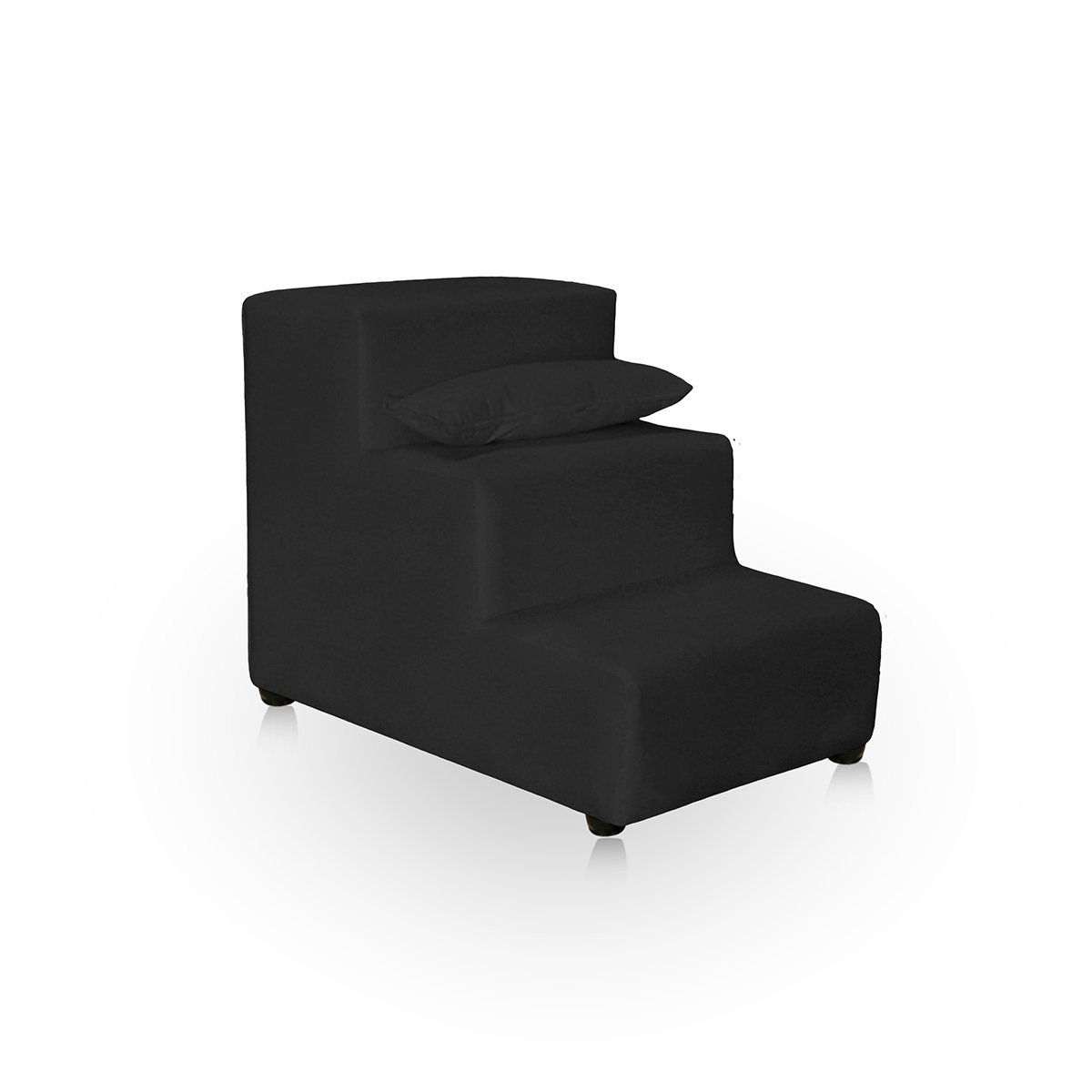 Escadinha Para Pet Escadinha Para Cachorro e Gato Subir Na Cama E Sofá 3 Degrau De 20 cm Luxo Suede  - 1