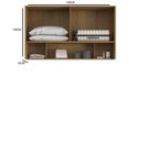 Ver imagem 2 de Armário Aéreo Modulado para Quarto 4 Portas 150cm 100% MDF Clean Altezza
