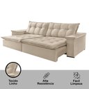 Ver imagem 4 de Sofá Estilo Linho 03 Lugares 02 Módulos de 100m B25cm Meu Sofá Online