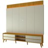 Rack com Painel para Tv 84 Polegadas com Led com Pés 100% Mdf 218cm Magnífico - 3